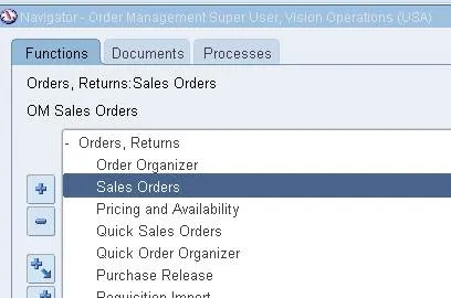 Navigation Order management
