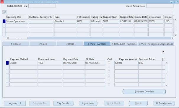 Invoice Workbench
