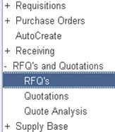RFQ's and Quatations