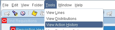 View Action History