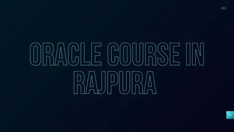 Oracle Course in Rajpura