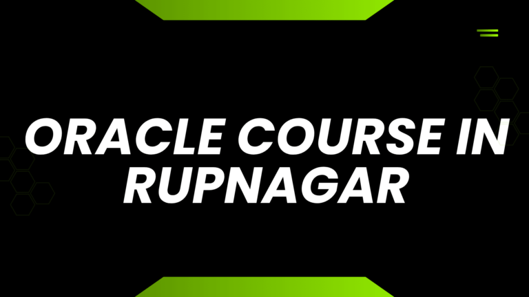 Oracle Course in Rupnagar