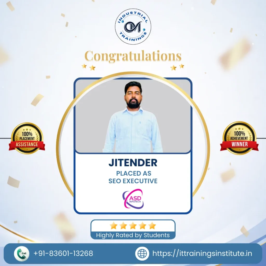 Placed as SEO Executive